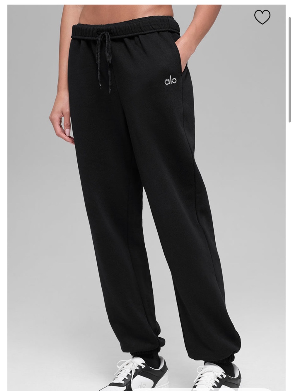 ALO Yoga Accolade Black Sweatpants